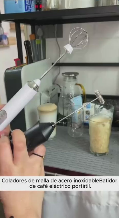 Batidora de Leche Inalámbrica USB: ¡Ponte a nivel barista en tu casa!