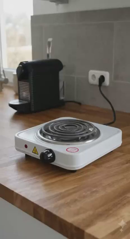 Cocina Eléctrica Portátil de Espiral RAF 1000W