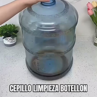 Cepillo Especial con Mango Largo para Limpieza de Botellones y Garrafones