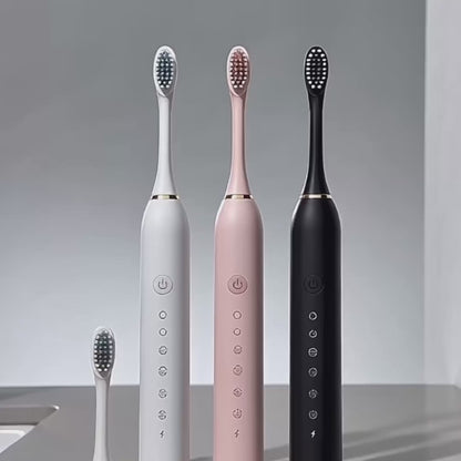 Cepillo de Dientes Eléctrico Recargable X-3 con Cabezales Intercambiables